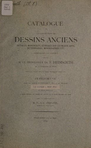 Tapa de Dessins anciens