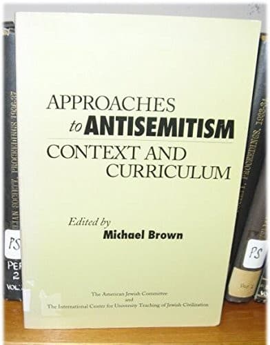 Tapa de Approaches to Antisemitism