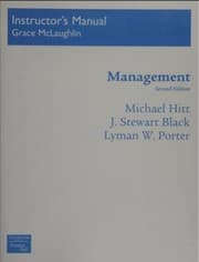 Tapa de Management, Second Edition (Instructor's Manual)