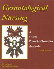 Tapa de Gerontological nursing