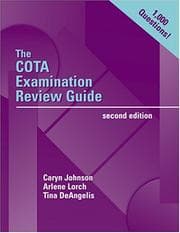 Tapa de The COTA examination review guide