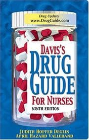 Tapa de Davis's drug guide for nurses