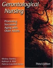 Tapa de Gerontological Nursing