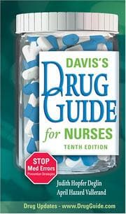 Tapa de Davis's drug guide for nurses