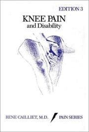 Tapa de Knee pain and disability
