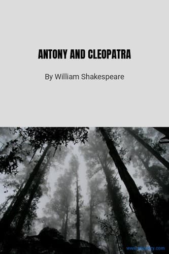 Tapa de William Shakespeare Antony and Cleopatra