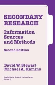 Tapa de Secondary research