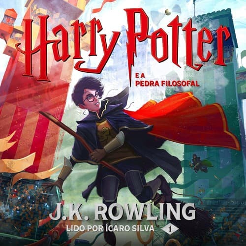 Tapa de Harry Potter e a Pedra Filosofal