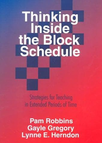 Tapa de Thinking Inside the Block Schedule