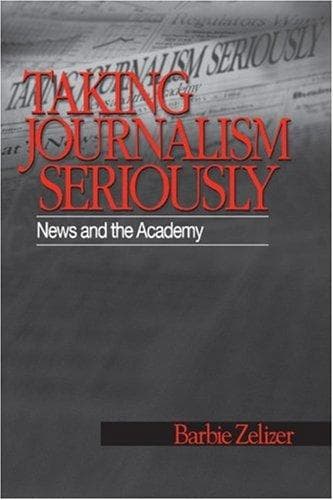 Tapa de Taking journalism seriously