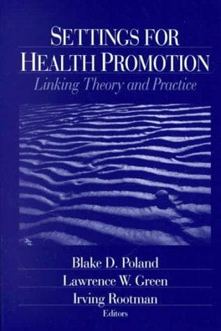 Tapa de Settings for Health Promotion