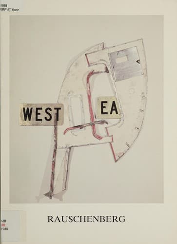 Tapa de Robert Rauschenberg