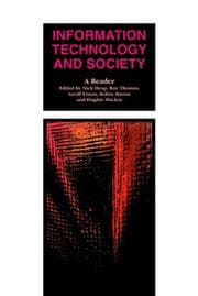 Tapa de Information technology and society