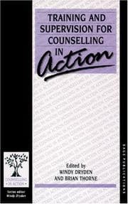 Tapa de Training and supervision for counselling in action