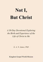 Tapa de Not I, But Christ