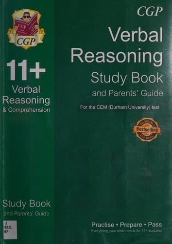 Tapa de Verbal reasoning & comprehension