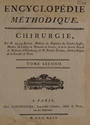 Tapa de Encyclop©♭die m©♭thodique. Chirurgie
