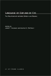 Tapa de Language by ear and by eye