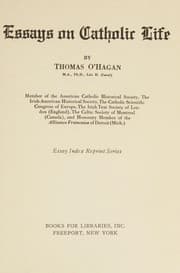 Tapa de essays on catholic life