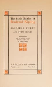 Tapa de The Sahib Edition of  Rudyard Kipling - Soldier Three and other Stories
