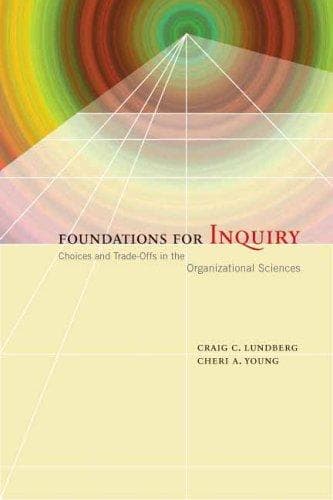 Tapa de Foundations for inquiry