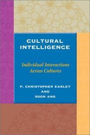 Tapa de Cultural Intelligence