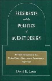 Tapa de Presidents and the Politics of Agency Design