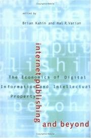 Tapa de Internet publishing and beyond