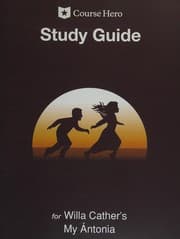Tapa de Study Guide for Willa Cather's My Ántonia