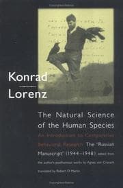 Tapa de The Natural Science of the Human Species: An Introduction to Comparative Behavioral Research