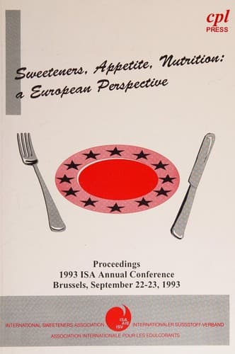 Tapa de Sweeteners, appetite, nutrition