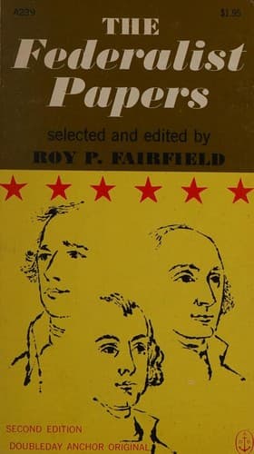 Tapa de The Federalist papers