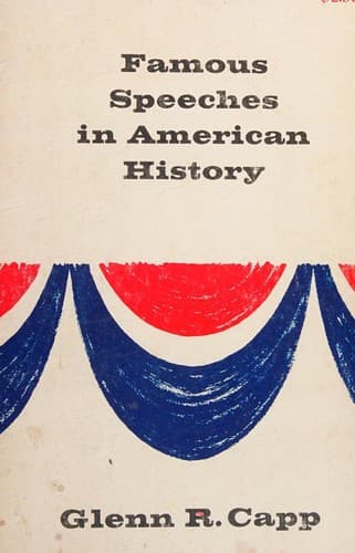 Tapa de FAMOUS SPEECHES IN AMERICAN HISTORY