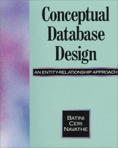 Tapa de Conceptual database design
