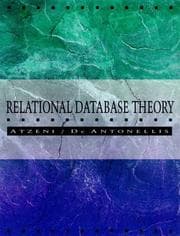 Tapa de Relational database theory