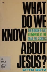 Tapa de What do we know about Jesus?