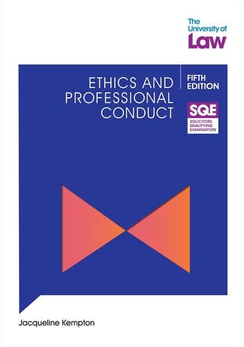 Tapa de Ethics and Professional Conduct