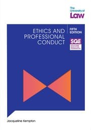 Tapa de Ethics and Professional Conduct