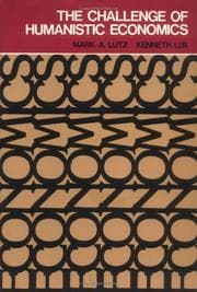 Tapa de The challenge of humanistic economics