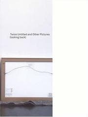 Tapa de Twice untitled and other pictures (looking back)