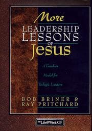 Tapa de More leadership lessons of Jesus