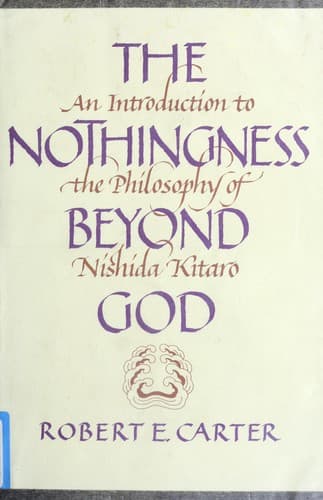 Tapa de The nothingness beyond God