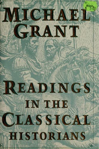 Tapa de Readings in the classical historians
