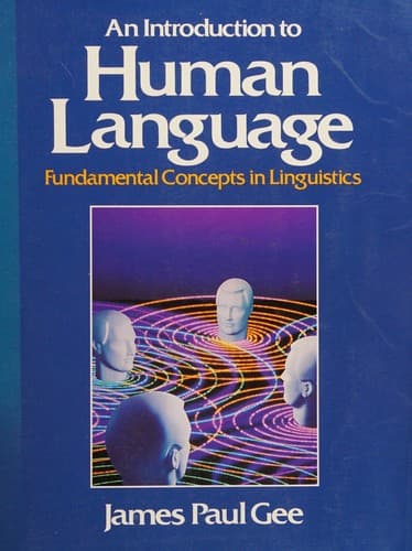 Tapa de An introduction to human language