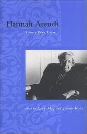 Tapa de Hannah Arendt