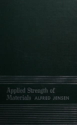 Tapa de Applied strength of materials.