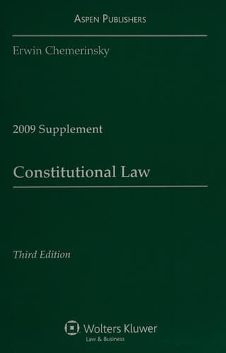 Tapa de Constitutional Law