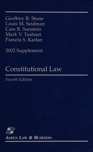 Tapa de Constitutional Law