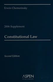 Tapa de Constitutional Law, 2006 supplement