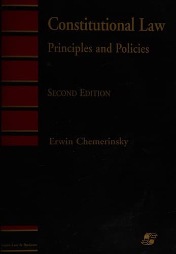 Tapa de Constitutional law